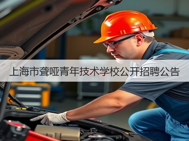 上海市聋哑青年技术学校公开招聘公告(图1) 上海市聋哑青年技术学校公开招聘公告(图1)