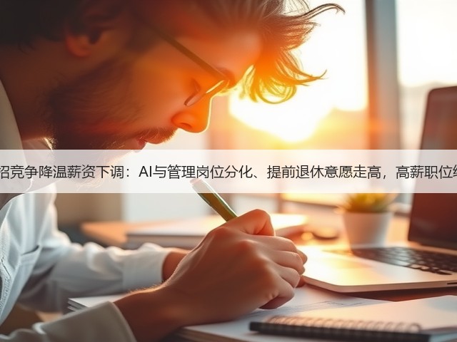2024春招竞争降温薪资下调：AI与管理岗位分化、提前退休意愿走高，高薪职位结构变化(图3)