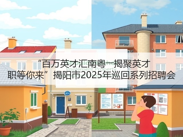 “百万英才汇南粤――揭聚英才 职等你来”揭阳市2025年巡回系列招聘会(图2)