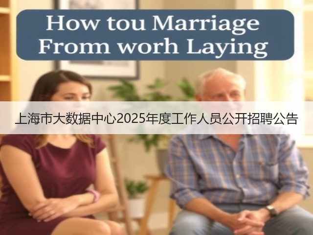上海市大数据中心2025年度工作人员公开招聘公告(图2) 上海市大数据中心2025年度工作人员公开招聘公告(图2)
