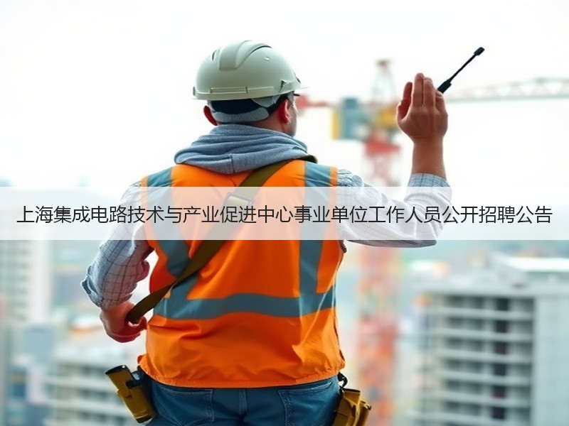 上海集成电路技术与产业促进中心事业单位工作人员公开招聘公告