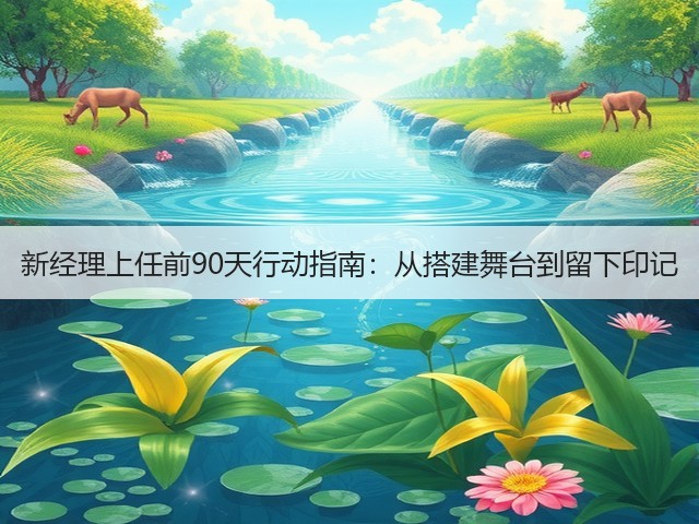 新经理上任前90天行动指南:从搭建舞台到留下印记(图3) 新经理上任前90天行动指南:从搭建舞台到留下印记(图3)