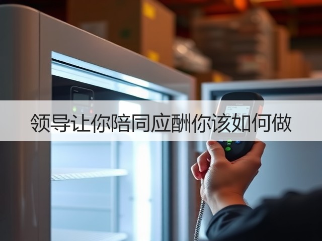 领导让你陪同应酬你该如何做(图1)