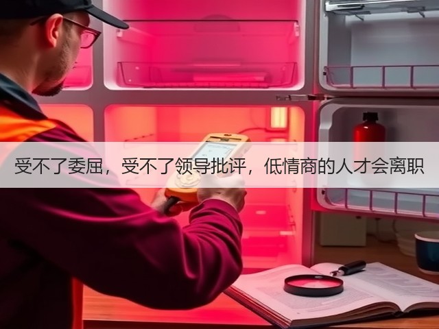 受不了委屈,受不了领导批评,低情商的人才会离职(图1) 受不了委屈,受不了领导批评,低情商的人才会离职(图1)