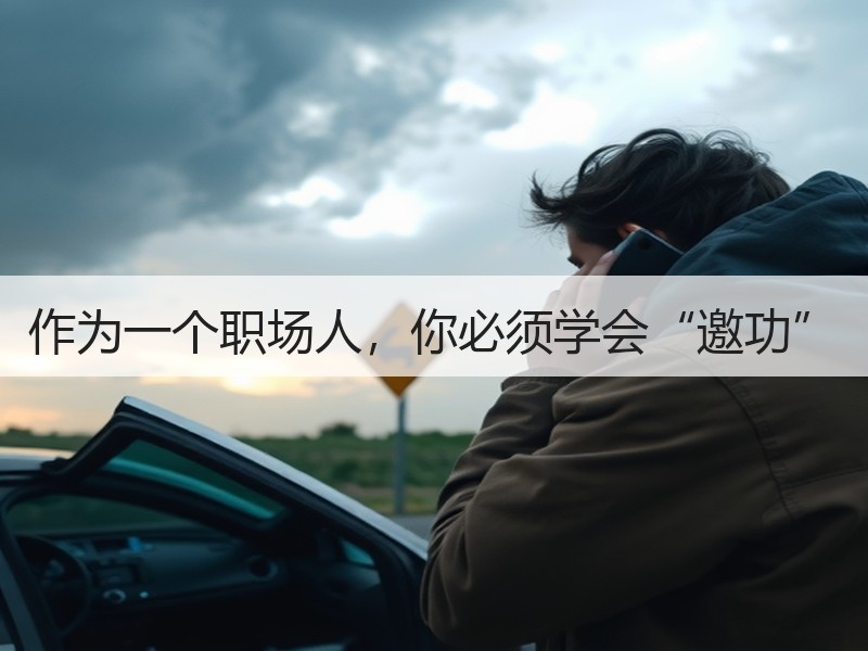 作为一个职场人，你必须学会“邀功”