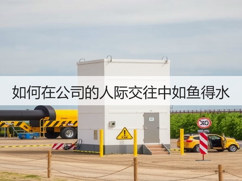 如何在公司的人际交往中如鱼得水