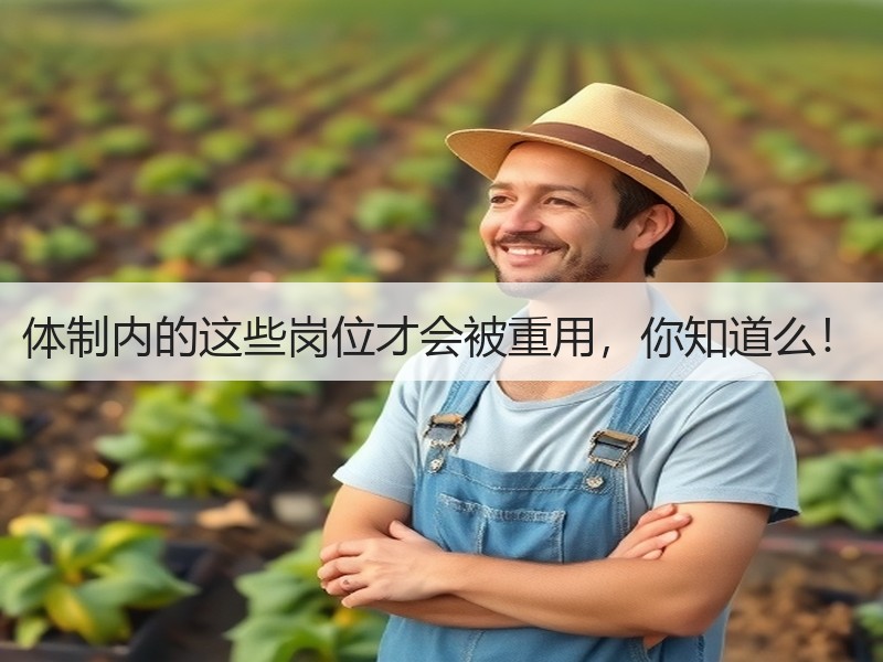 体制内的这些岗位才会被重用，你知道么！