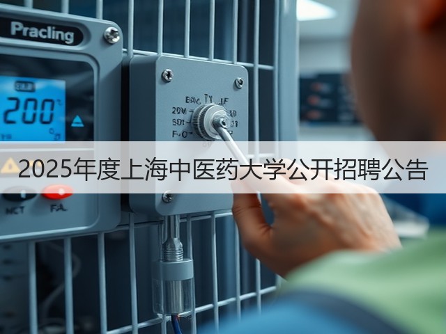 2025年度上海中医药大学公开招聘公告(图1) 2025年度上海中医药大学公开招聘公告(图1)