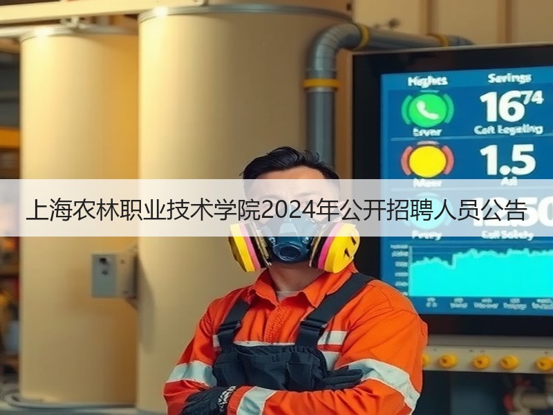 上海农林职业技术学院2024年公开招聘人员公告