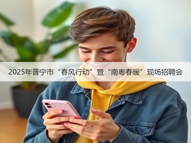 2025年普宁市“春风行动”暨“南粤春暖”现场招聘会(图1) 2025年普宁市“春风行动”暨“南粤春暖”现场招聘会(图1)