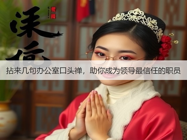 拈来几句办公室口头禅,助你成为领导最信任的职员(图2) 拈来几句办公室口头禅,助你成为领导最信任的职员(图2)