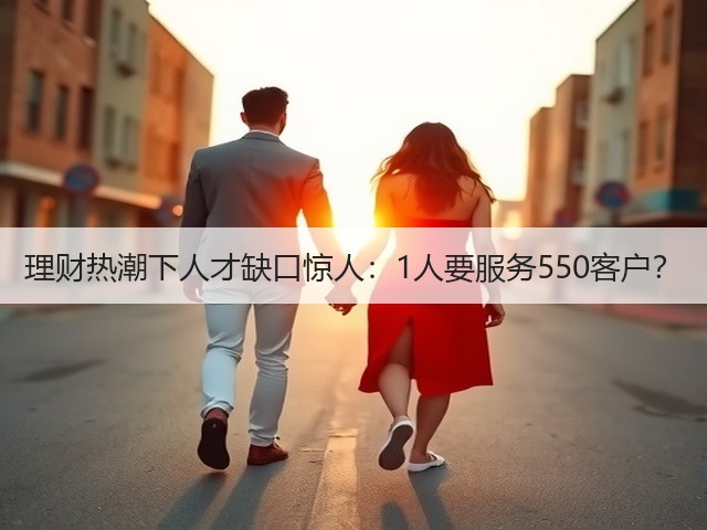 理财热潮下人才缺口惊人：1人要服务550客户？(图3)