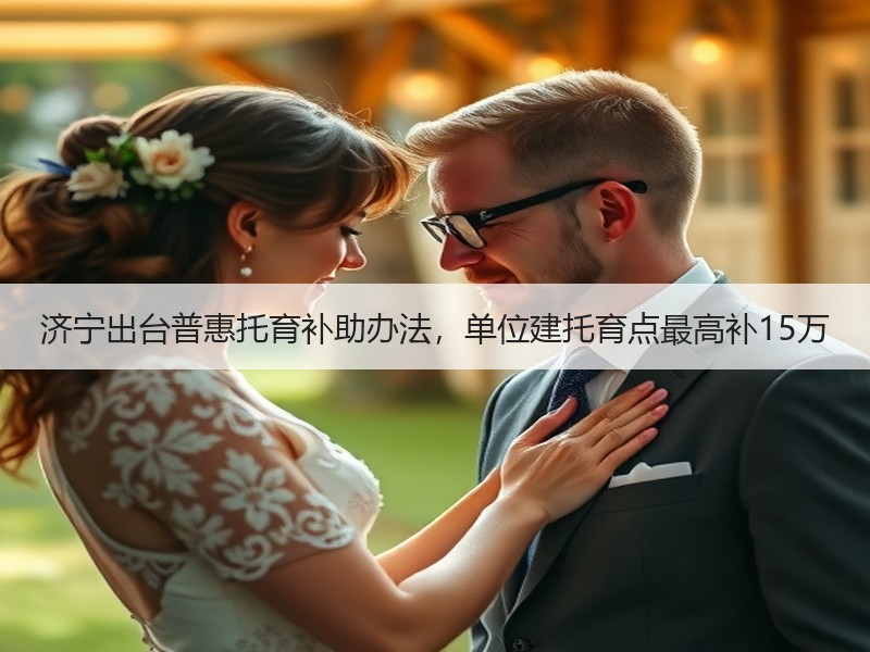 济宁出台普惠托育补助办法，单位建托育点最高补15万