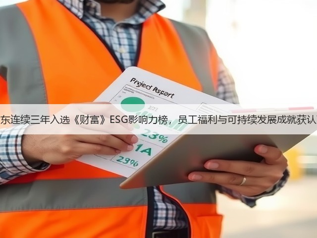 京东连续三年入选《财富》ESG影响力榜,员工福利与可持续发展成就获认可(图3) 京东连续三年入选《财富》ESG影响力榜,员工福利与可持续发展成就获认可(图3)