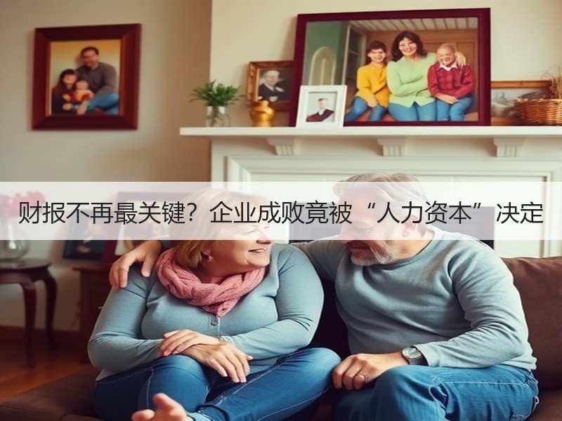 财报不再最关键？企业成败竟被“人力资本”决定