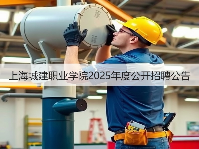 上海城建职业学院2025年度公开招聘公告