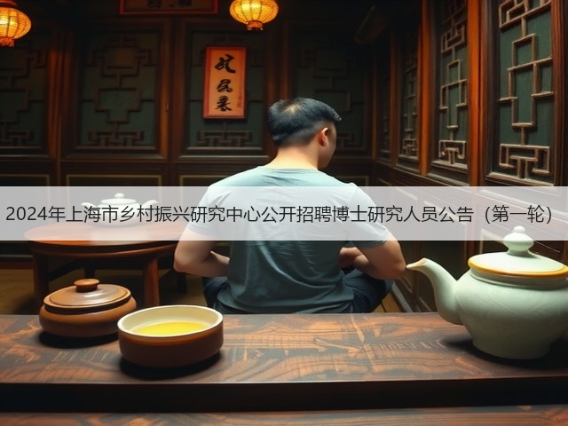 2024年上海市乡村振兴研究中心公开招聘博士研究人员公告(第一轮)(图3) 2024年上海市乡村振兴研究中心公开招聘博士研究人员公告(第一轮)(图3)