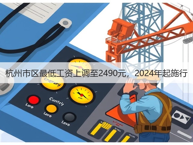 杭州市区最低工资上调至2490元,2024年起施行(图1) 杭州市区最低工资上调至2490元,2024年起施行(图1)