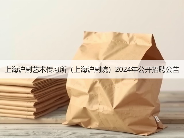 上海沪剧艺术传习所（上海沪剧院）2024年公开招聘公告(图2)