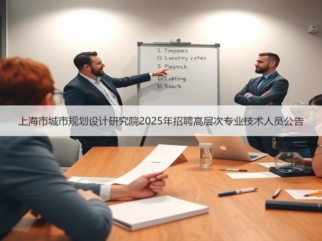 上海市城市规划设计研究院2025年招聘高层次专业技术人员公告(图2) 上海市城市规划设计研究院2025年招聘高层次专业技术人员公告(图2)