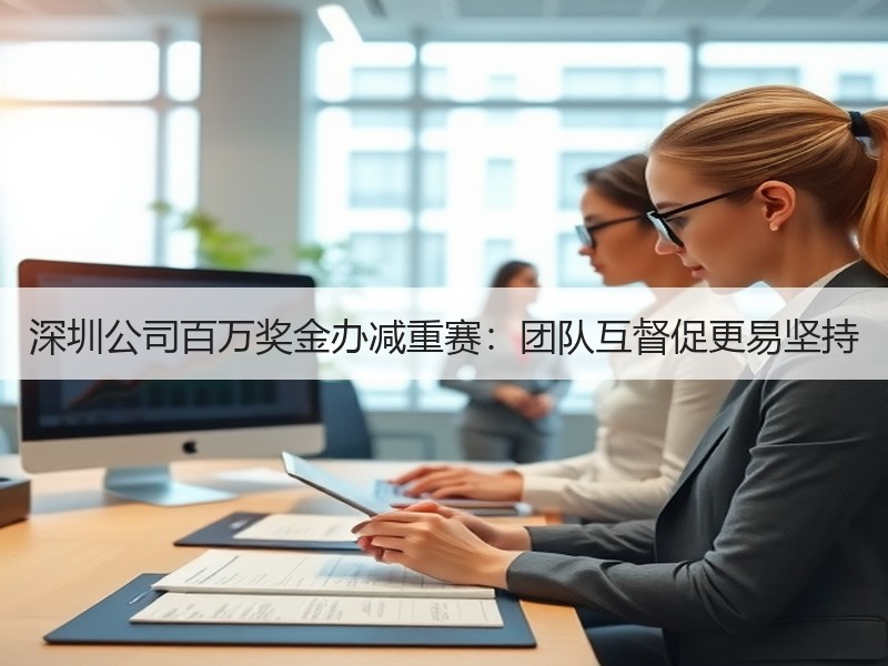 深圳公司百万奖金办减重赛：团队互督促更易坚持
