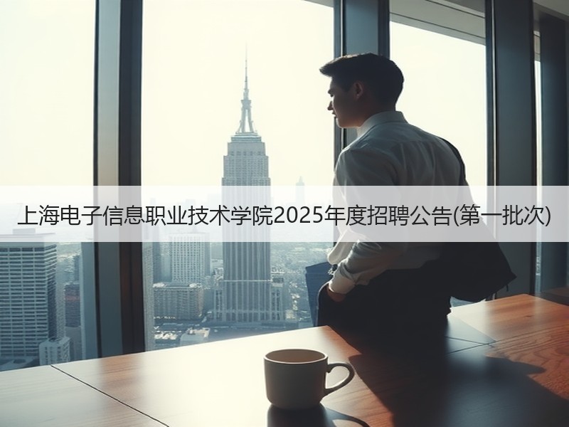 上海电子信息职业技术学院2025年度招聘公告(第一批次)