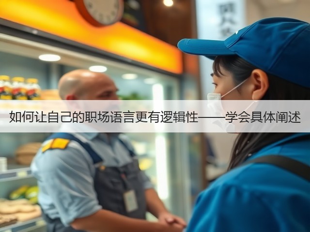 如何让自己的职场语言更有逻辑性——学会具体阐述(图3) 如何让自己的职场语言更有逻辑性——学会具体阐述(图3)