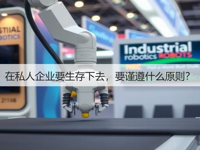 在私人企业要生存下去，要谨遵什么原则？