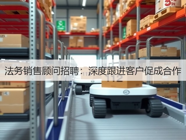 法务销售顾问招聘：深度跟进客户促成合作(图1)