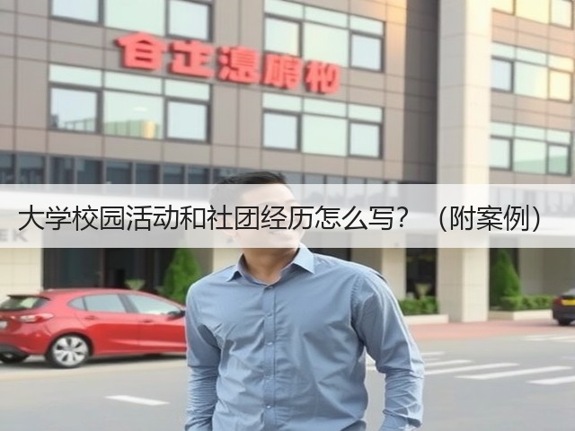大学校园活动和社团经历怎么写？（附案例）(图2)