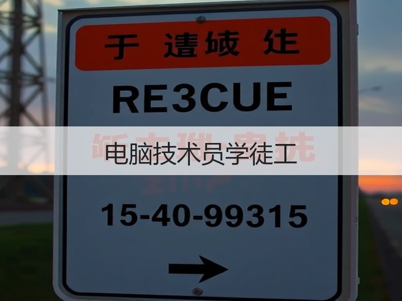 电脑技术员学徒工