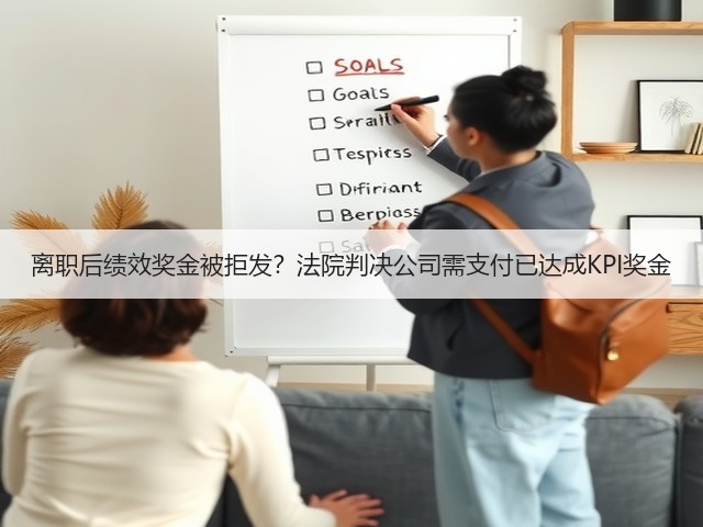 离职后绩效奖金被拒发?法院判决公司需支付已达成KPI奖金(图2) 离职后绩效奖金被拒发?法院判决公司需支付已达成KPI奖金(图2)