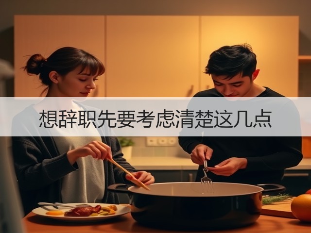 想辞职先要考虑清楚这几点(图1) 想辞职先要考虑清楚这几点(图1)
