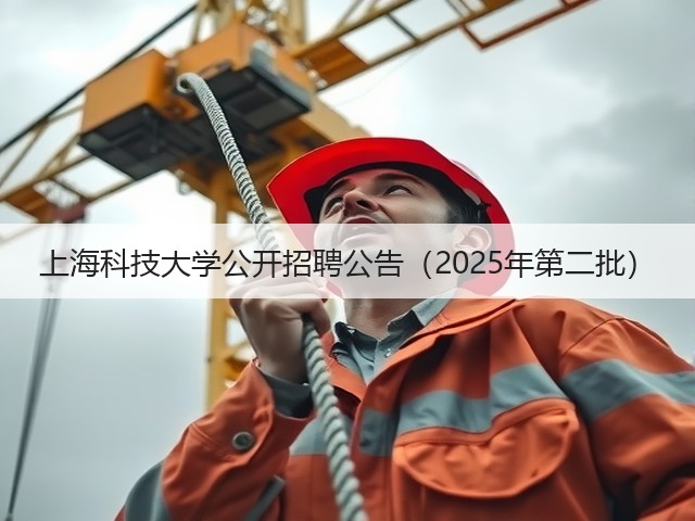 上海科技大学公开招聘公告（2025年第二批）(图2)