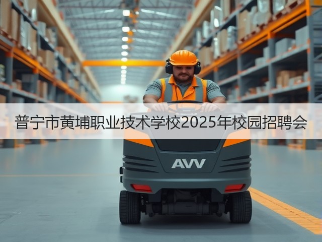 普宁市黄埔职业技术学校2025年校园招聘会(图1)