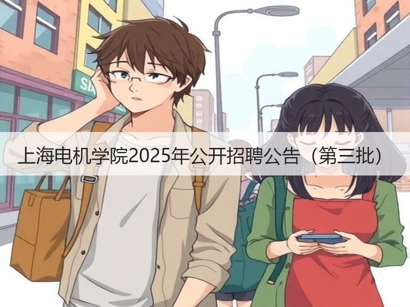 上海电机学院2025年公开招聘公告（第三批）