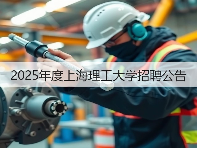 2025年度上海理工大学招聘公告(图3) 2025年度上海理工大学招聘公告(图3)
