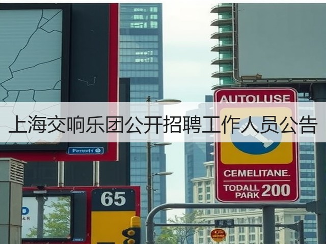 上海交响乐团公开招聘工作人员公告(图1) 上海交响乐团公开招聘工作人员公告(图1)