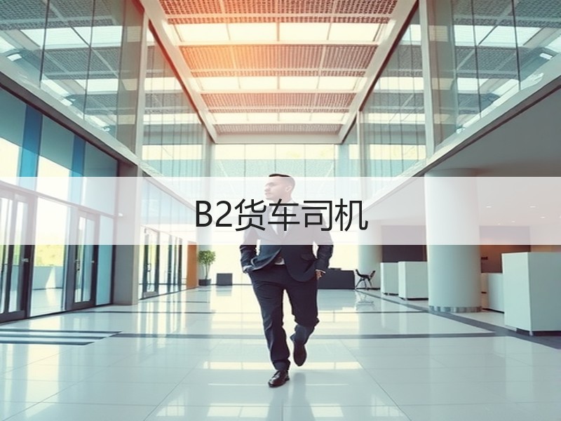 B2货车司机