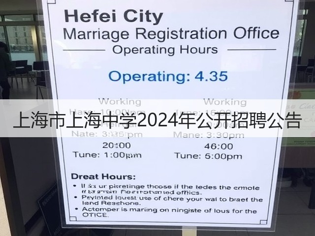 上海市上海中学2024年公开招聘公告(图1) 上海市上海中学2024年公开招聘公告(图1)