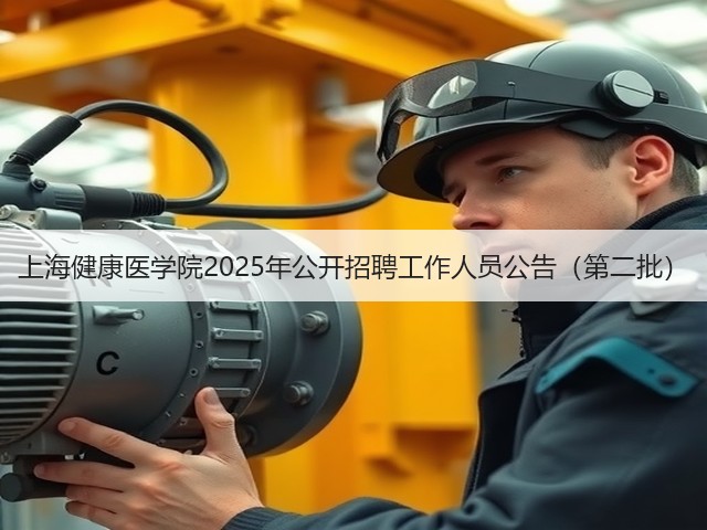 上海健康医学院2025年公开招聘工作人员公告(第二批)(图1) 上海健康医学院2025年公开招聘工作人员公告(第二批)(图1)