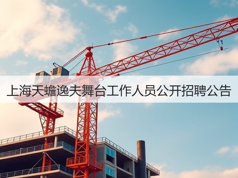 上海天蟾逸夫舞台工作人员公开招聘公告