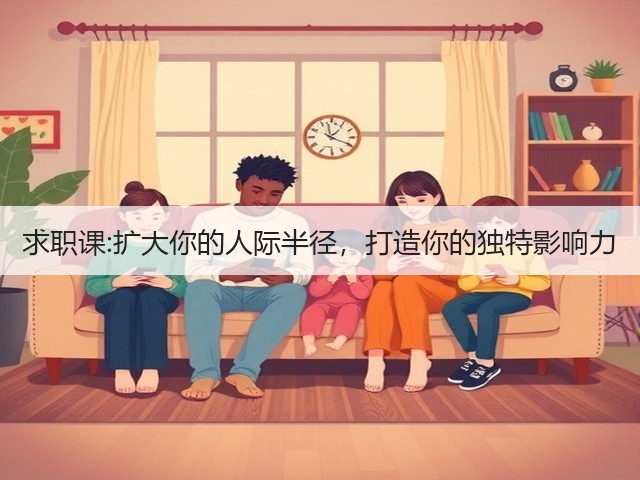 求职课:扩大你的人际半径,打造你的独特影响力(图1) 求职课:扩大你的人际半径,打造你的独特影响力(图1)