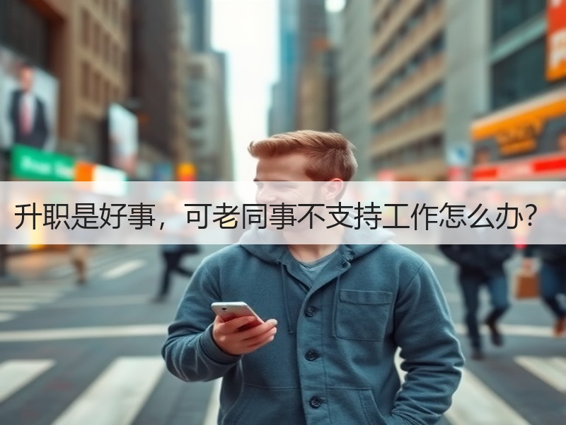 升职是好事，可老同事不支持工作怎么办？