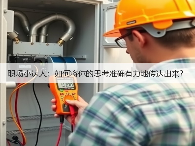 职场小达人：如何将你的思考准确有力地传达出来？