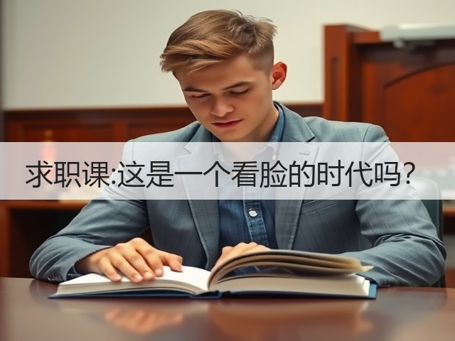 求职课:这是一个看脸的时代吗?(图3) 求职课:这是一个看脸的时代吗?(图3)