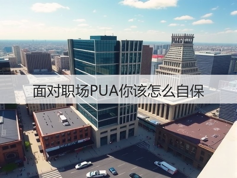 面对职场PUA你该怎么自保
