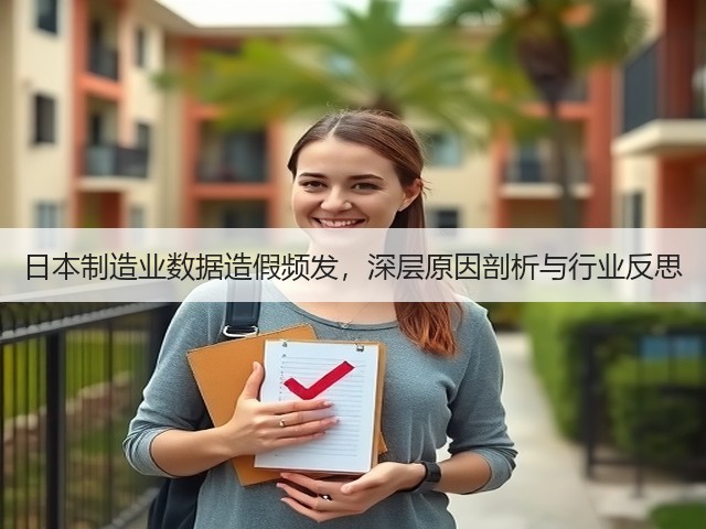 日本制造业数据造假频发,深层原因剖析与行业反思(图1) 日本制造业数据造假频发,深层原因剖析与行业反思(图1)