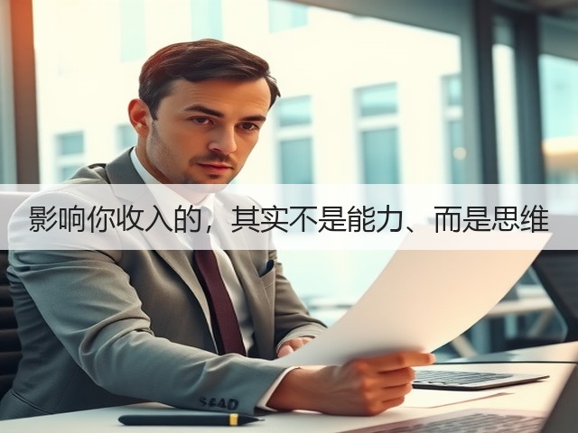 影响你收入的,其实不是能力、而是思维(图3) 影响你收入的,其实不是能力、而是思维(图3)