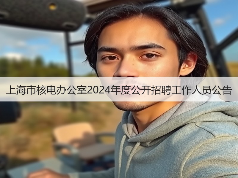 上海市核电办公室2024年度公开招聘工作人员公告